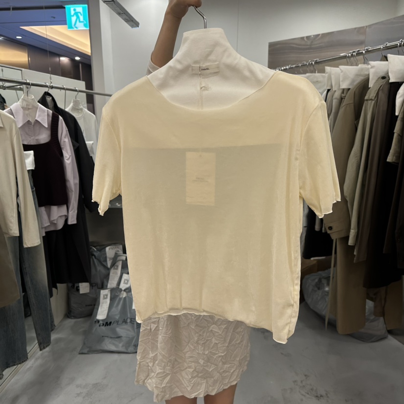 PAVEL東大門直郵女裝新品人氣推薦時尚真品熱賣休閑T恤絲絨PAVELT恤圖色1
