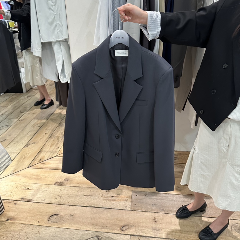 CREAM VILLA韓國直郵女士新品休閑西裝西服CREAM VILLA西裝/西服圖色1灰色
