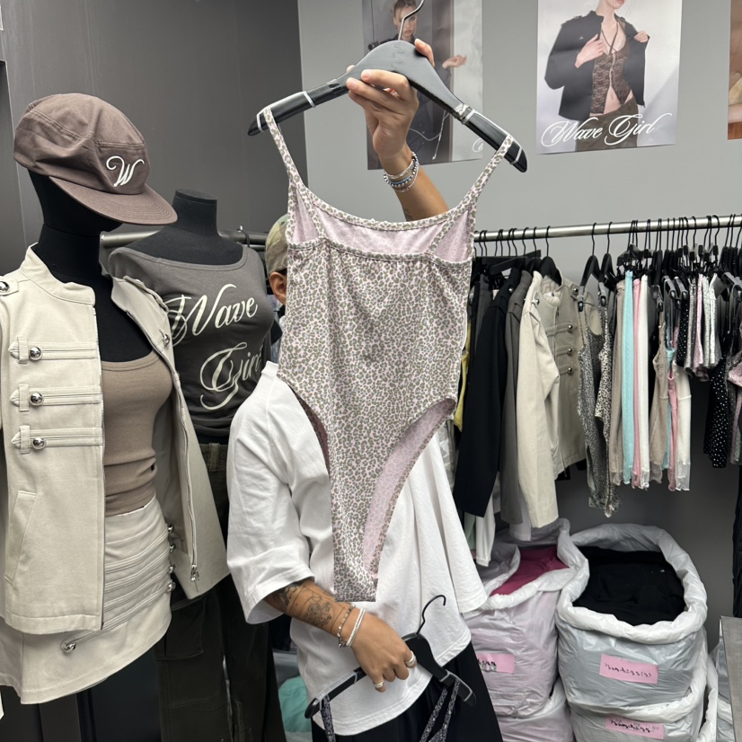 WAVE東大門實拍女士新款時尚休閑熱賣真品人氣推薦連體褲WAVE連體褲