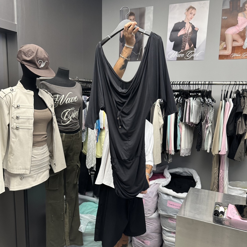 WAVE東大門代購女士新品真品休閑推薦時尚人氣熱賣連衣裙WAVE連衣裙
