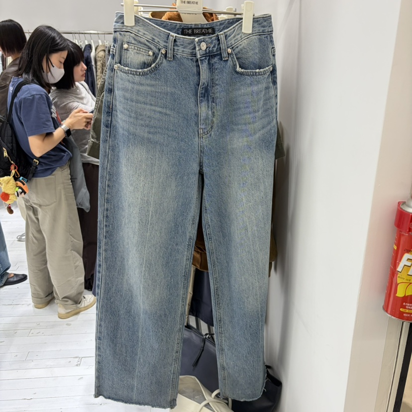 BREATHE韓國代購女裝新品休閑時尚真品推薦人氣熱賣牛仔褲BREATHE牛仔褲圖色1