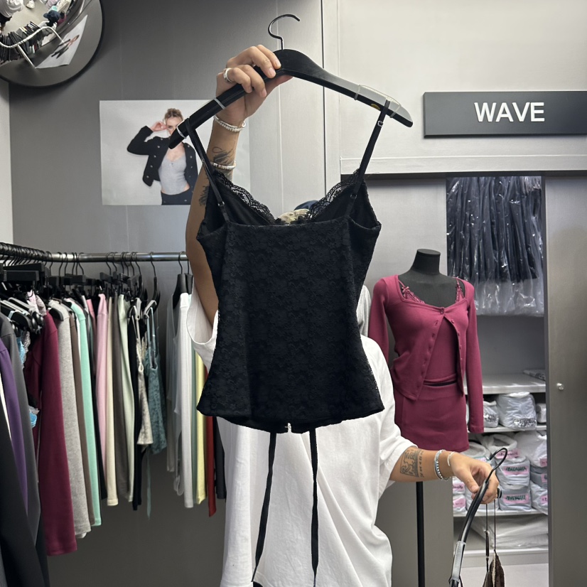 WAVE東大門代購女裝新品推薦熱賣休閑真品人氣吊帶背心花朵WAVE吊帶/背心