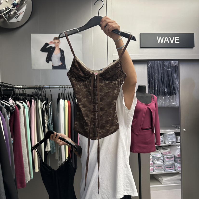 WAVE東大門代購女裝新品推薦熱賣休閑真品人氣吊帶背心花朵WAVE吊帶/背心圖色3