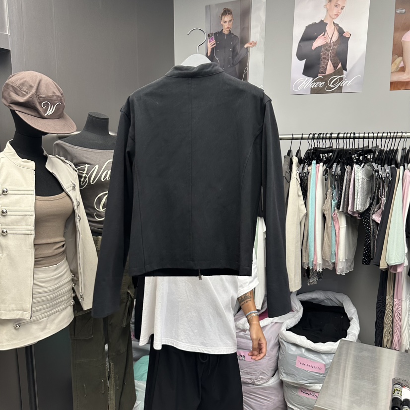 WAVE韓國代購女裝新款真品時尚推薦熱賣休閑人氣夾克WAVE夾克
