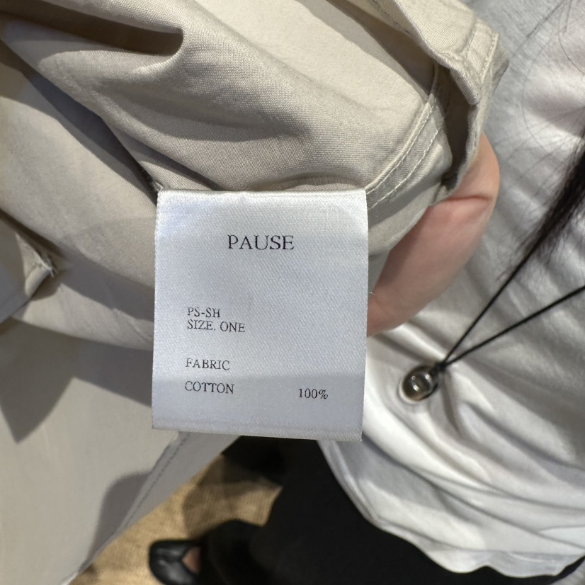 PAUSE東大門直郵女裝新款推薦人氣真品休閑熱賣襯衫蕾絲衫musk襯衫/蕾絲衫