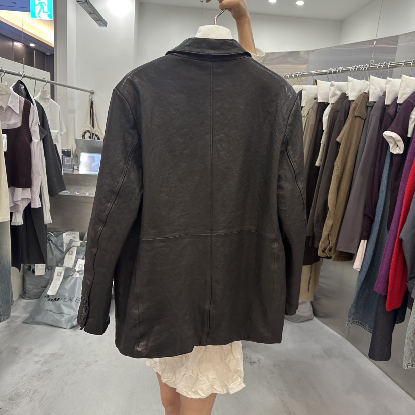 PAVEL韓國代購女裝新品推薦休閑時尚人氣熱賣真品皮衣PAVEL皮衣