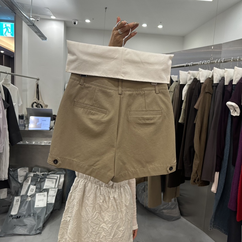 PAVEL韓國直郵女士新品時尚人氣熱賣休閑推薦真品短褲PAVEL短褲