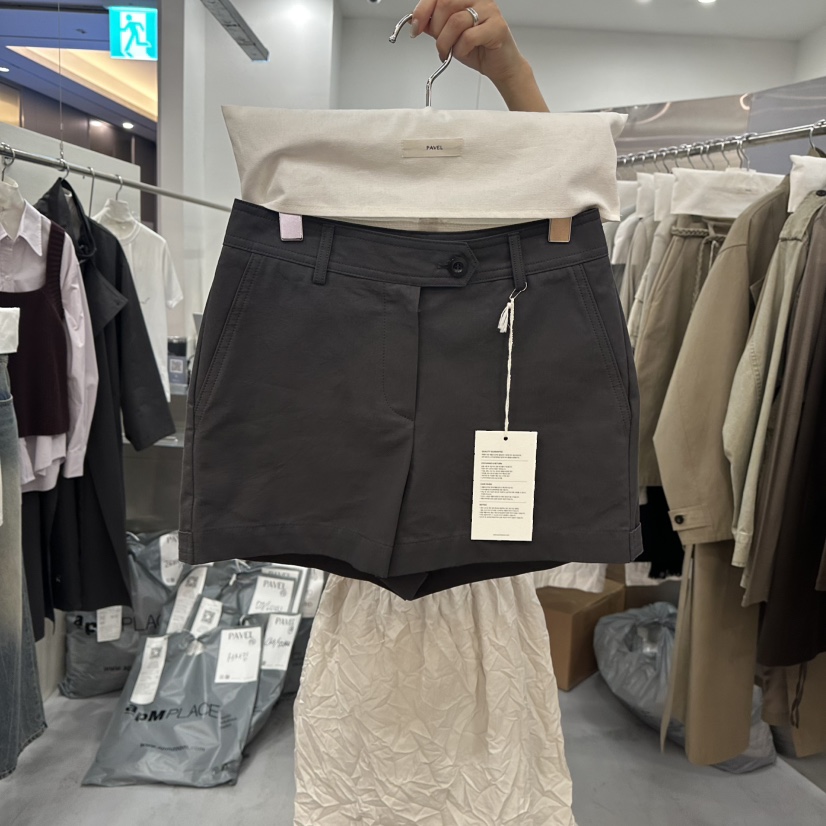 PAVEL韓國直郵女士新品時尚人氣熱賣休閑推薦真品短褲PAVEL短褲圖色2