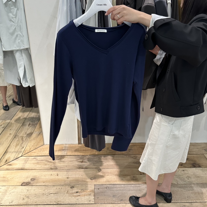 CREAM VILLA韓國直郵女裝新品人氣長袖T恤CREAM VILLA長袖T恤圖色4