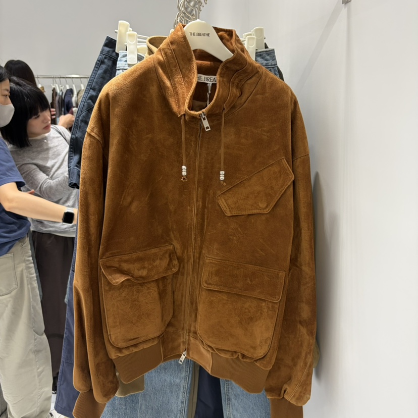 BREATHE東大門代購女士新款時尚人氣推薦真品休閑熱賣皮衣BREATHE皮衣圖色1