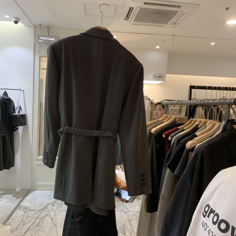 LA MAGIE FEMME韓國代購女士新品熱賣推薦時尚夾克含腰帶Lamagie Femme夾克