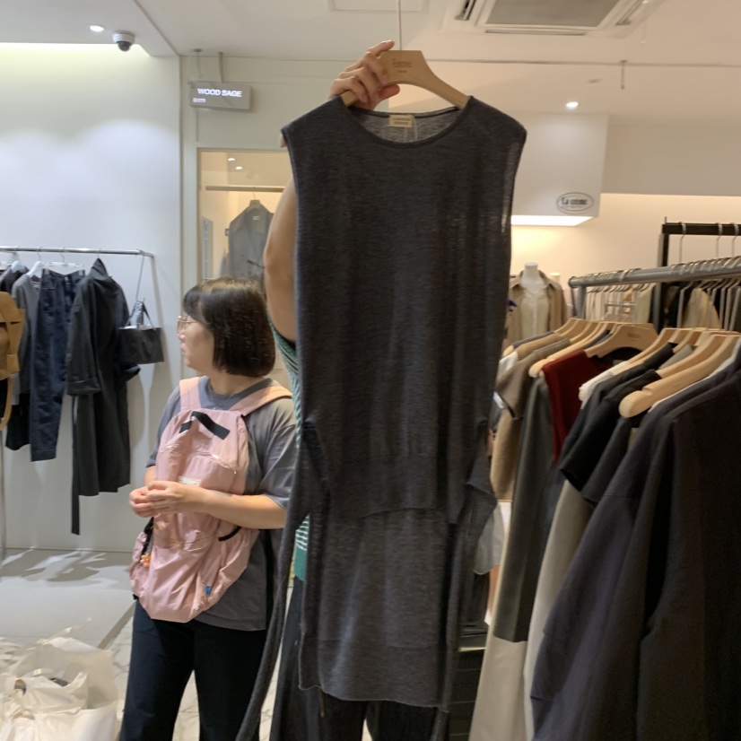 LA MAGIE FEMME東大門代購女裝新品人氣推薦熱賣吊帶背心Lamagie Femme吊帶/背心圖色2深灰
