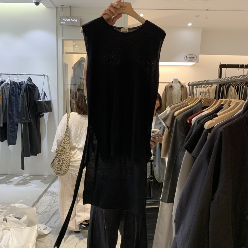 LA MAGIE FEMME東大門代購女裝新品人氣推薦熱賣吊帶背心Lamagie Femme吊帶/背心圖色4黑