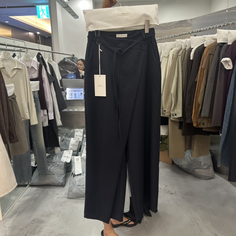 PAVEL韓國代購女裝新款真品人氣推薦休閑熱賣時尚休閑褲PAVEL休閑褲圖色1深藍色