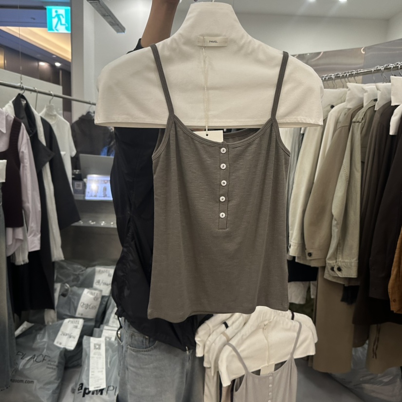 PAVEL東大門實拍女裝新品人氣時尚真品推薦熱賣吊帶背心無袖PAVEL吊帶/背心圖色2