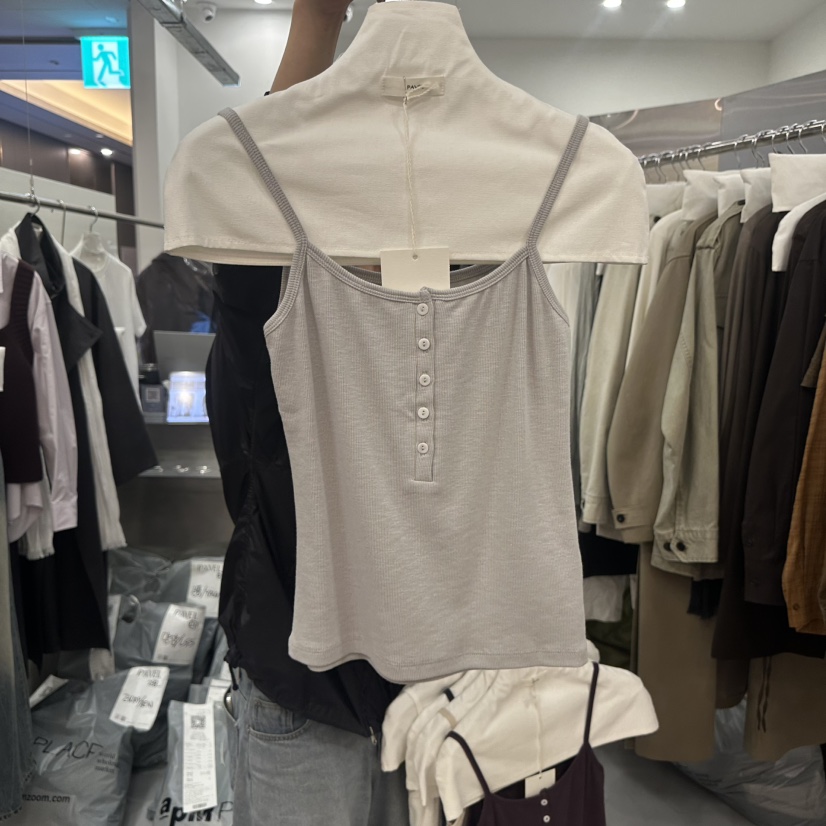 PAVEL東大門實拍女裝新品人氣時尚真品推薦熱賣吊帶背心無袖PAVEL吊帶/背心圖色3