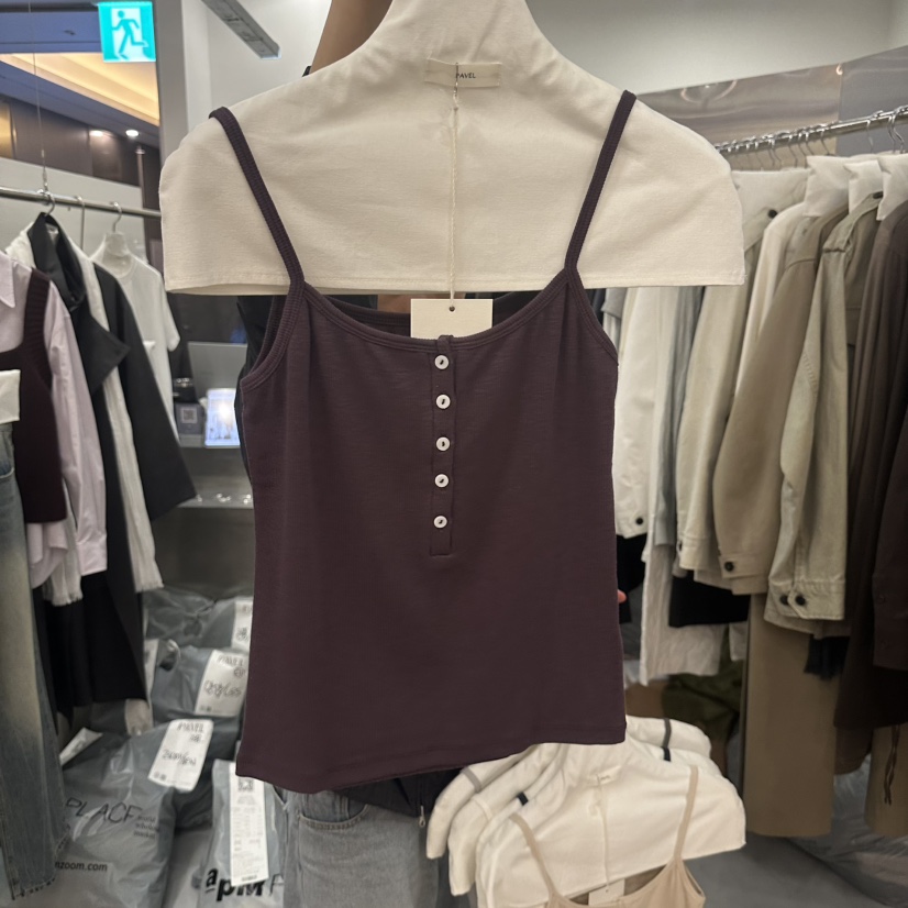 PAVEL東大門實拍女裝新品人氣時尚真品推薦熱賣吊帶背心無袖PAVEL吊帶/背心圖色4