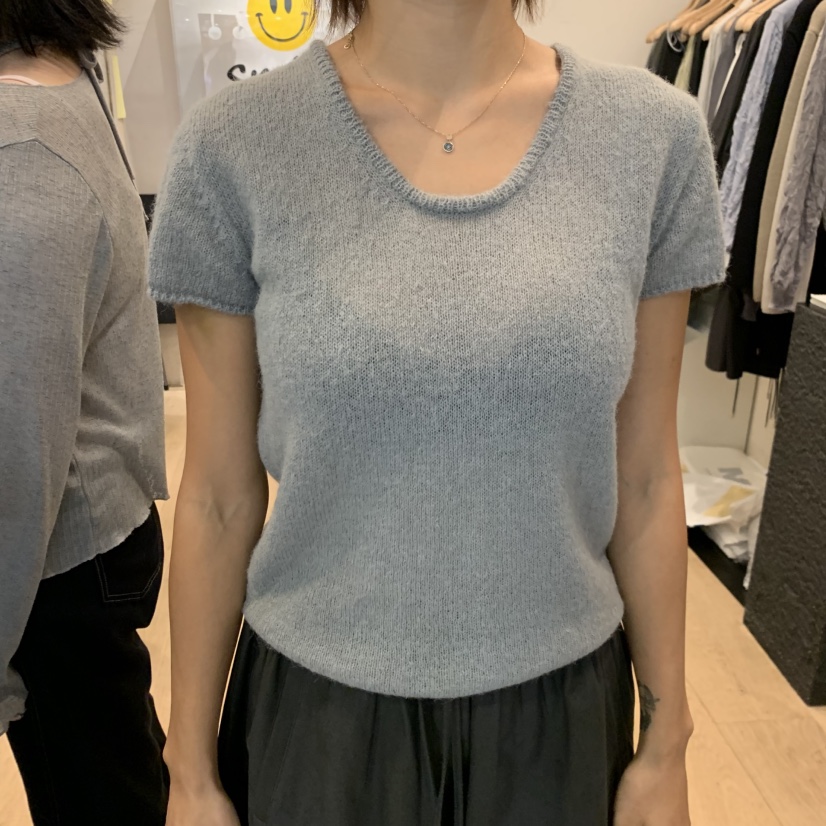 LA MAGIE FEMME韓國直郵女裝新品熱賣休閑真品推薦針織衫Lamagie Femme針織衫圖色4소라회淺藍灰