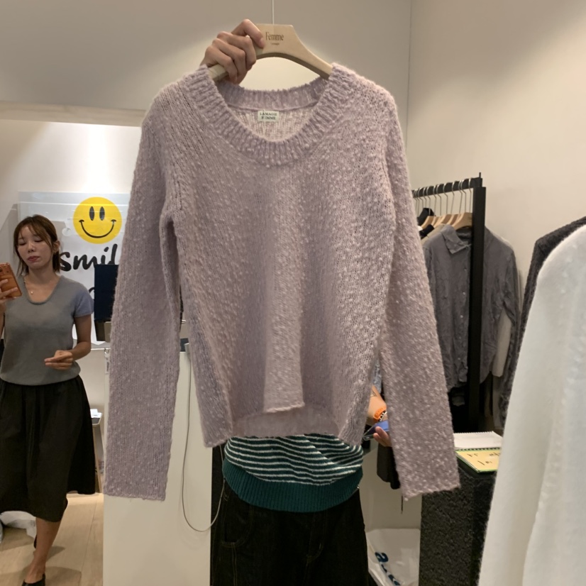 LA MAGIE FEMME韓國直郵女裝新款熱賣真品推薦休閑針織衫Lamagie Femme針織衫圖色4