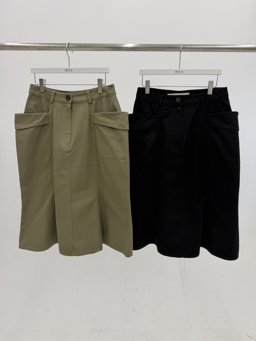 PETOT東大門直郵女士新品休閑時尚人氣半身裙中短裙不含腰帶PETOT半身裙/中短裙