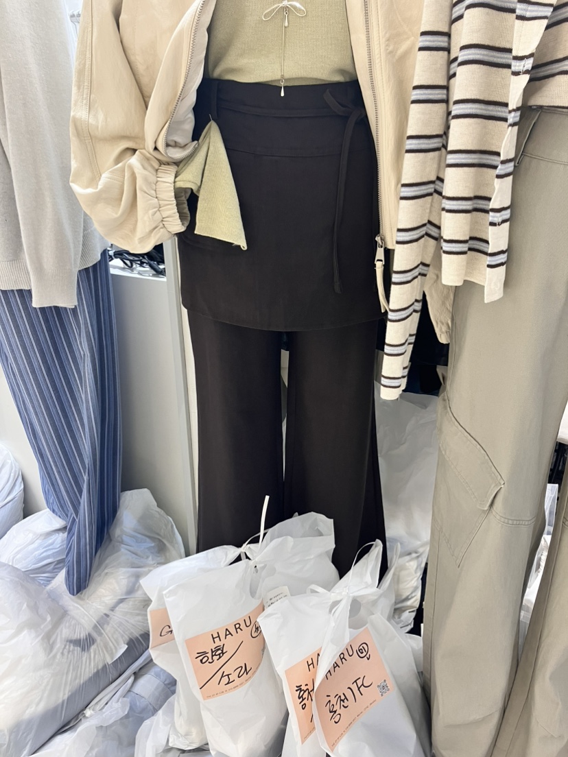 HARU韓國直郵女士新品人氣推薦休閑真品時尚熱賣裙褲HARU裙褲