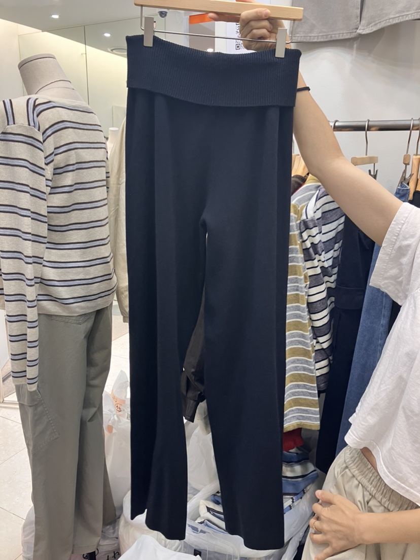 HARU東大門直郵女士新品休閑推薦人氣熱賣時尚休閑褲針織褲HARU休閑褲圖色5