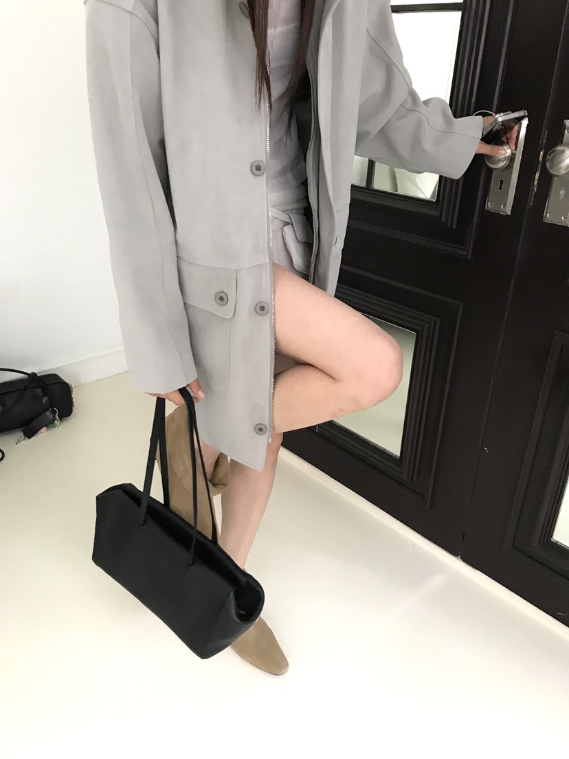 2S1 STUDIO東大門實拍女士新款推薦人氣休閑夾克絨面革口袋2S1 STUDIO夾克