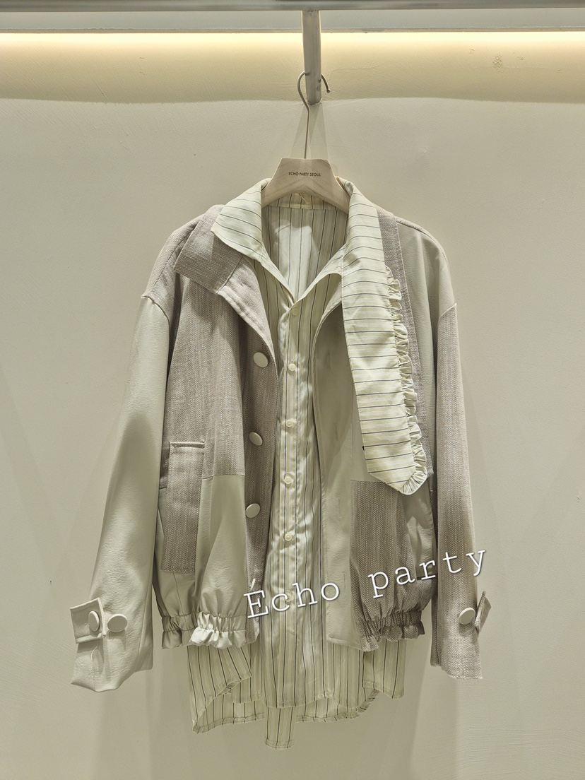 ECHOPARTY東大門實拍女士新品人氣休閑推薦真品時尚熱賣夾克ECHOPARTY夾克圖色1