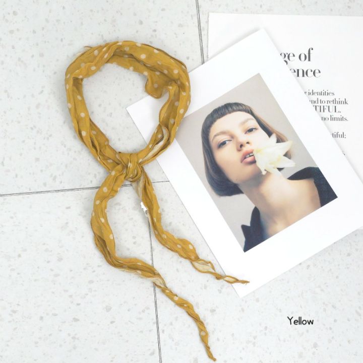 EBADA東大門代購女士新款時尚真品熱賣休閑圍巾披肩褶裥圓點EBADA圍巾/披肩圖色1