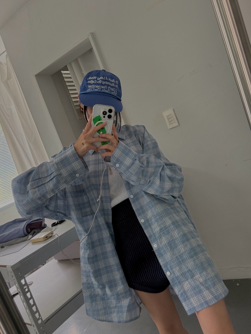 PAIRING東大門代購女裝新品推薦真品時尚熱賣襯衫蕾絲衫格子PAIRING襯衫/蕾絲衫