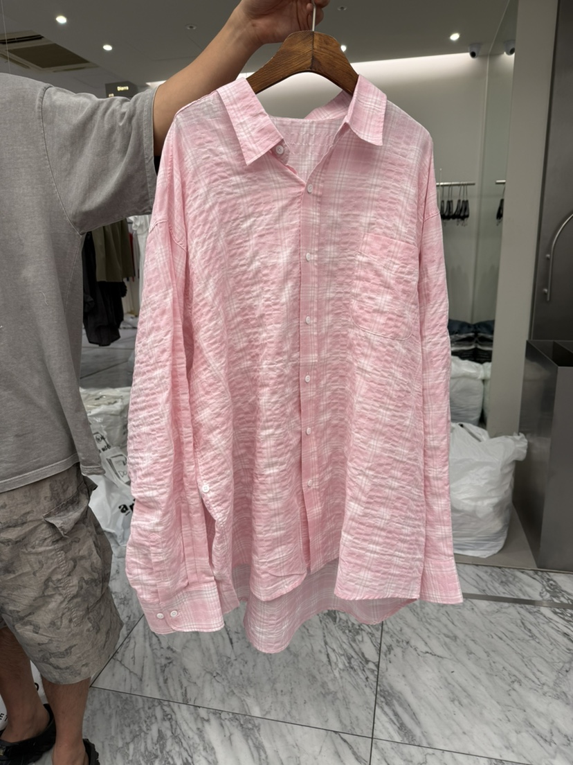 PAIRING東大門代購女裝新品推薦真品時尚熱賣襯衫蕾絲衫格子PAIRING襯衫/蕾絲衫圖色1