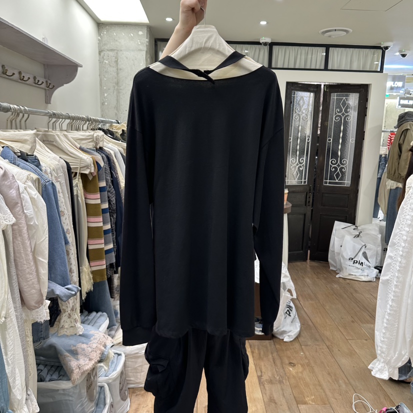 BY FLOW韓國直郵女士新品真品推薦人氣休閑時尚熱賣衛衣BY FLOW衛衣