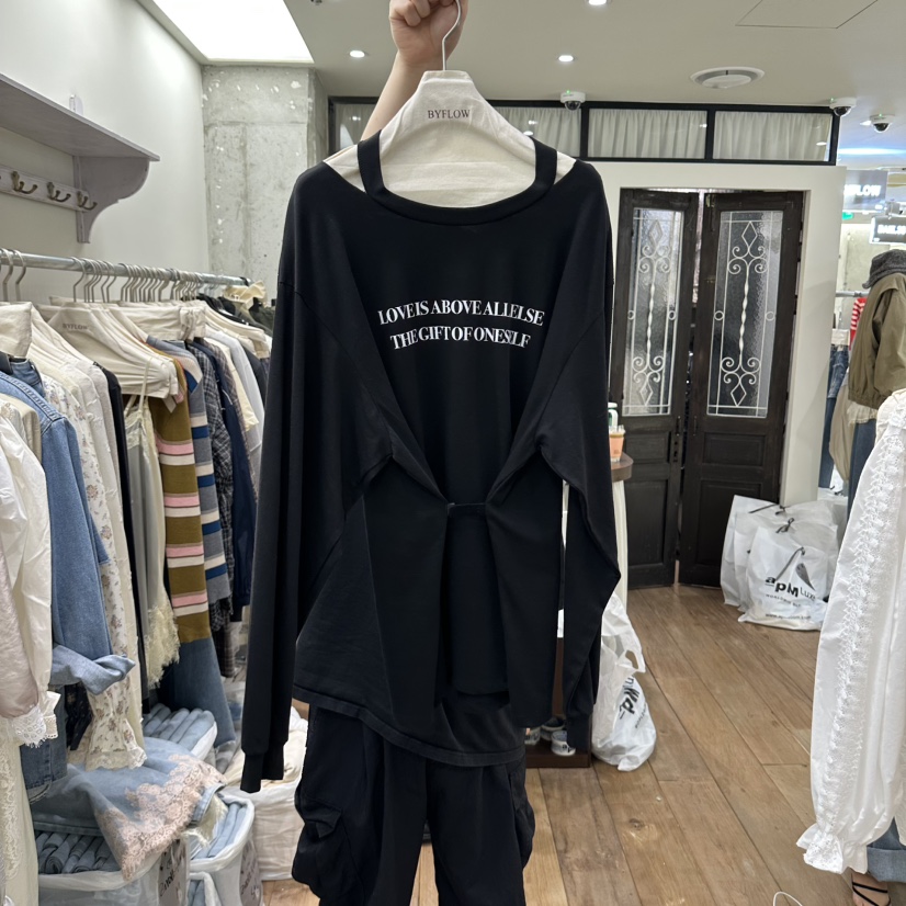 BY FLOW韓國直郵女士新品真品推薦人氣休閑時尚熱賣衛衣BY FLOW衛衣圖色2