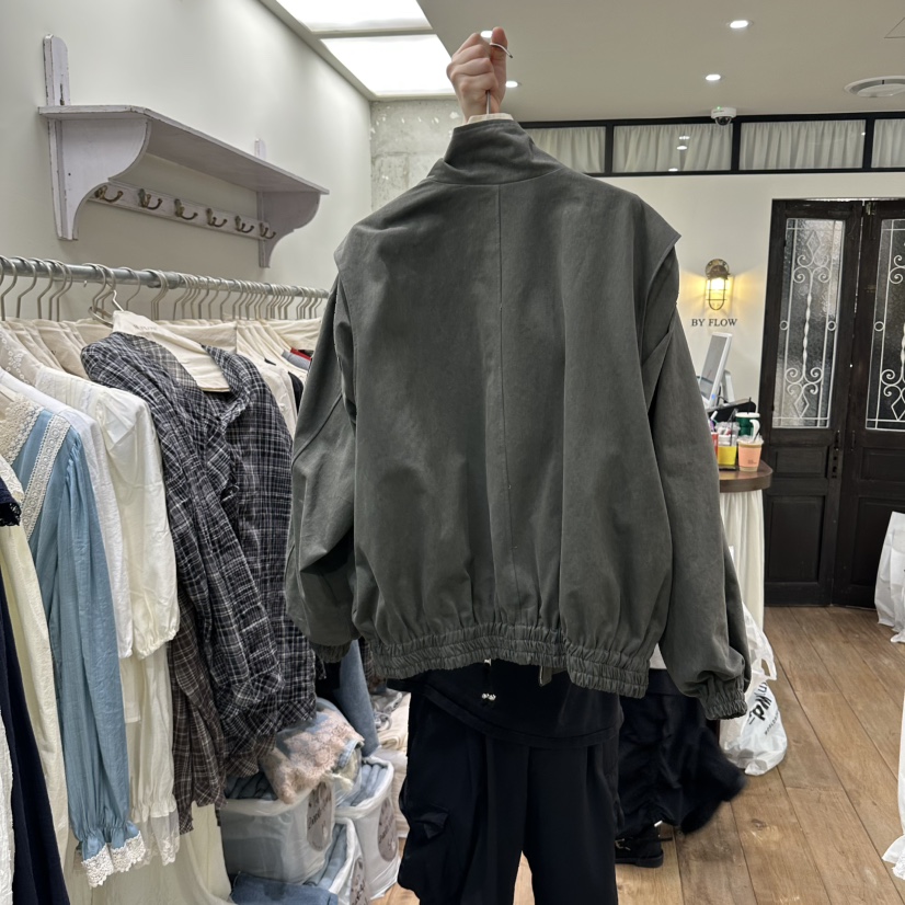 BY FLOW韓國直郵女裝新品時尚人氣休閑推薦真品熱賣夾克BY FLOW夾克