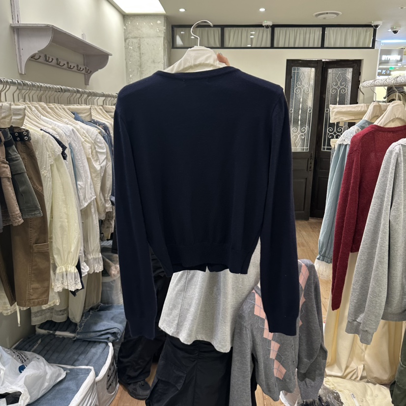 BY FLOW東大門代購女裝新品推薦真品休閑熱賣人氣時尚開衫BY FLOW開衫