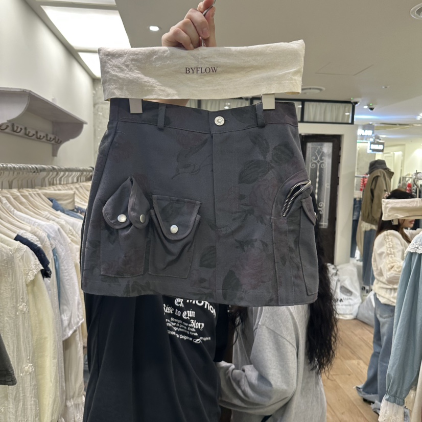 BY FLOW東大門直郵女士新品時尚真品人氣推薦熱賣休閑短裙BY FLOW短裙圖色2