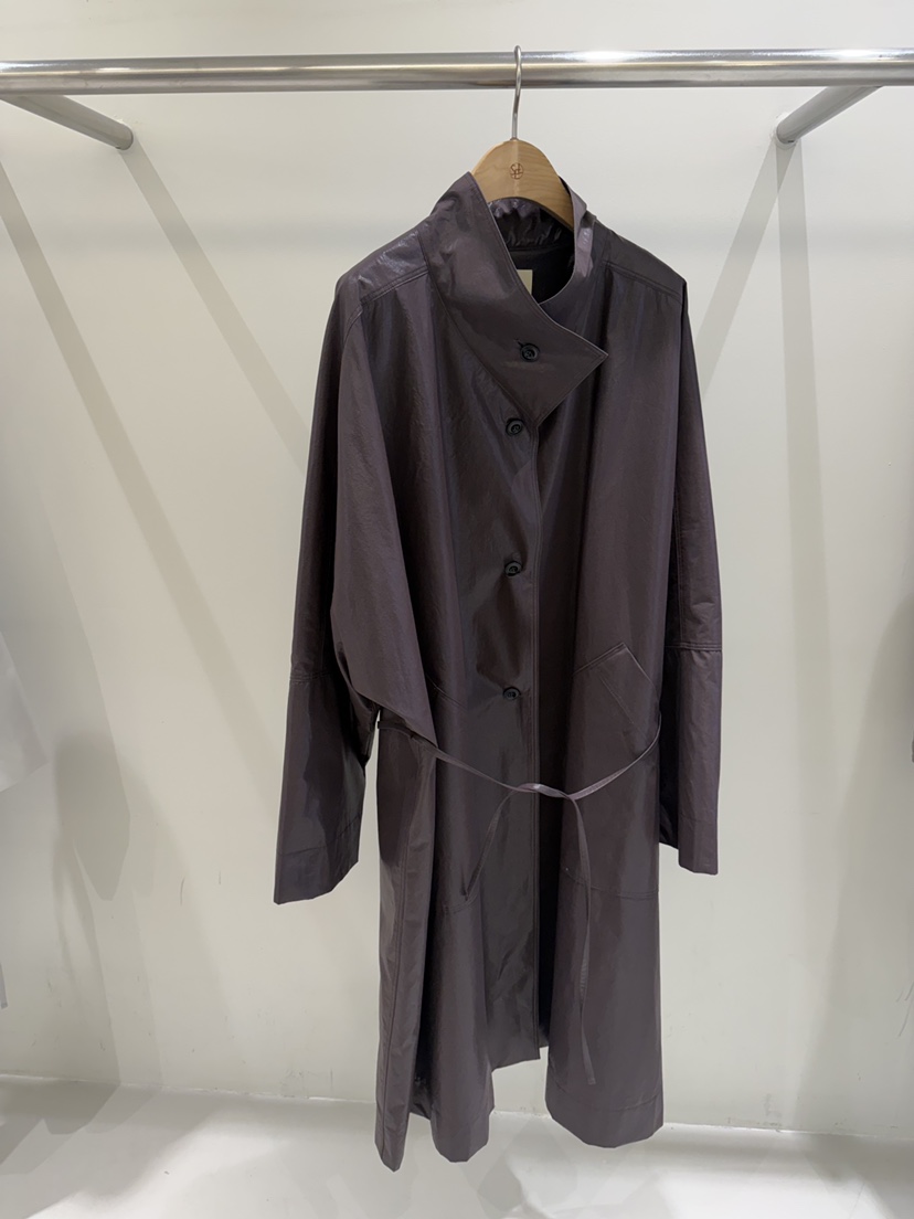 SELECT MARKET東大門實拍女士新品時尚人氣長款風衣含腰繩SELECT MARKET長款風衣圖色2