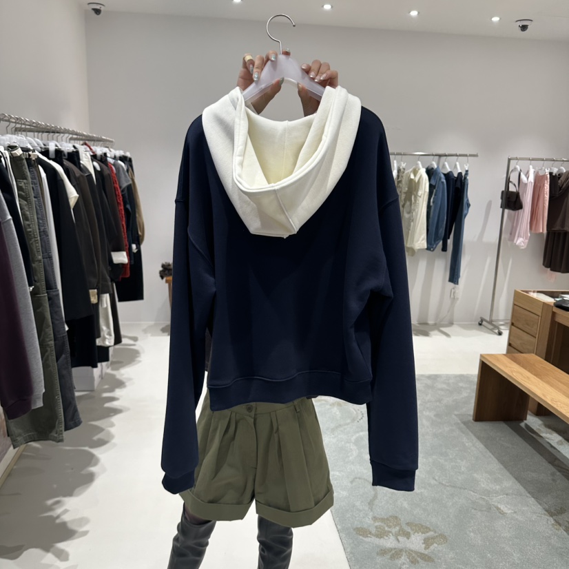 ARCHIVE PIECE東大門直郵女裝新品時尚真品衛衣拉鏈連帽衫ARCHIVEPIECE TAG衛衣