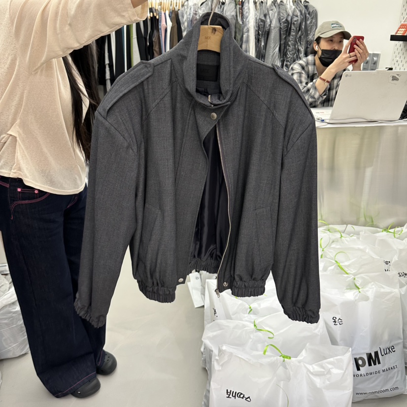 MIX東大門代購女裝新品熱賣休閑推薦真品時尚人氣夾克MIX夾克圖色1