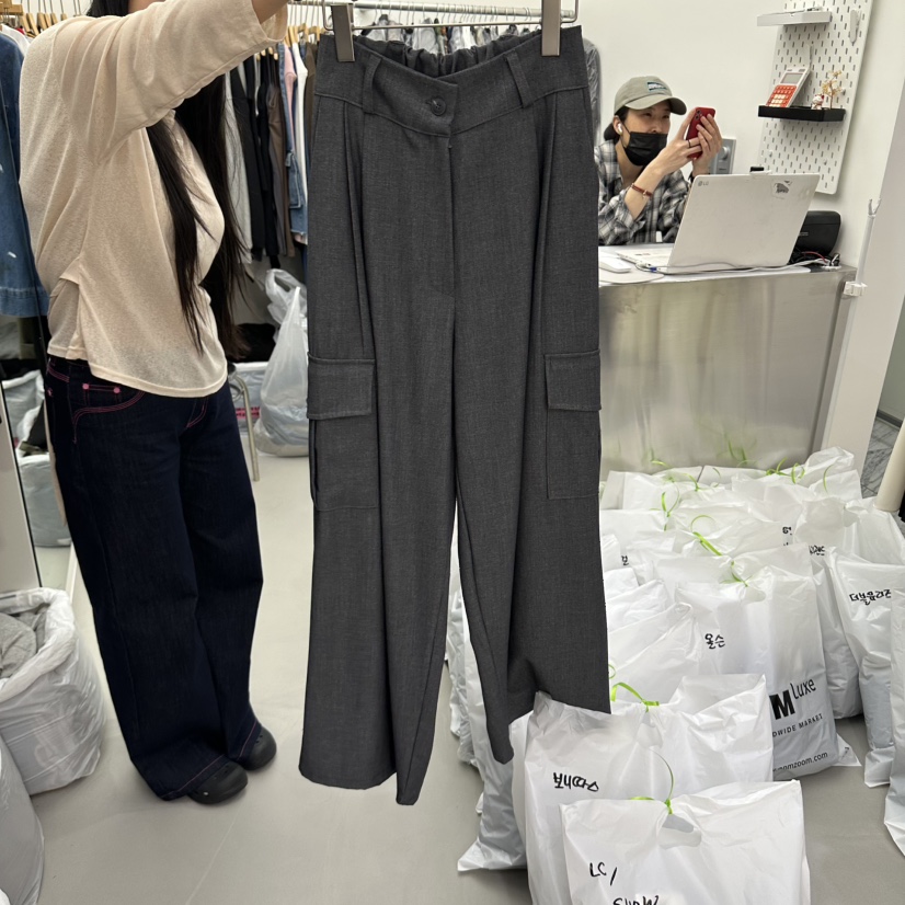 MIX東大門代購女裝新款人氣熱賣真品休閑時尚推薦休閑褲MIX休閑褲圖色1