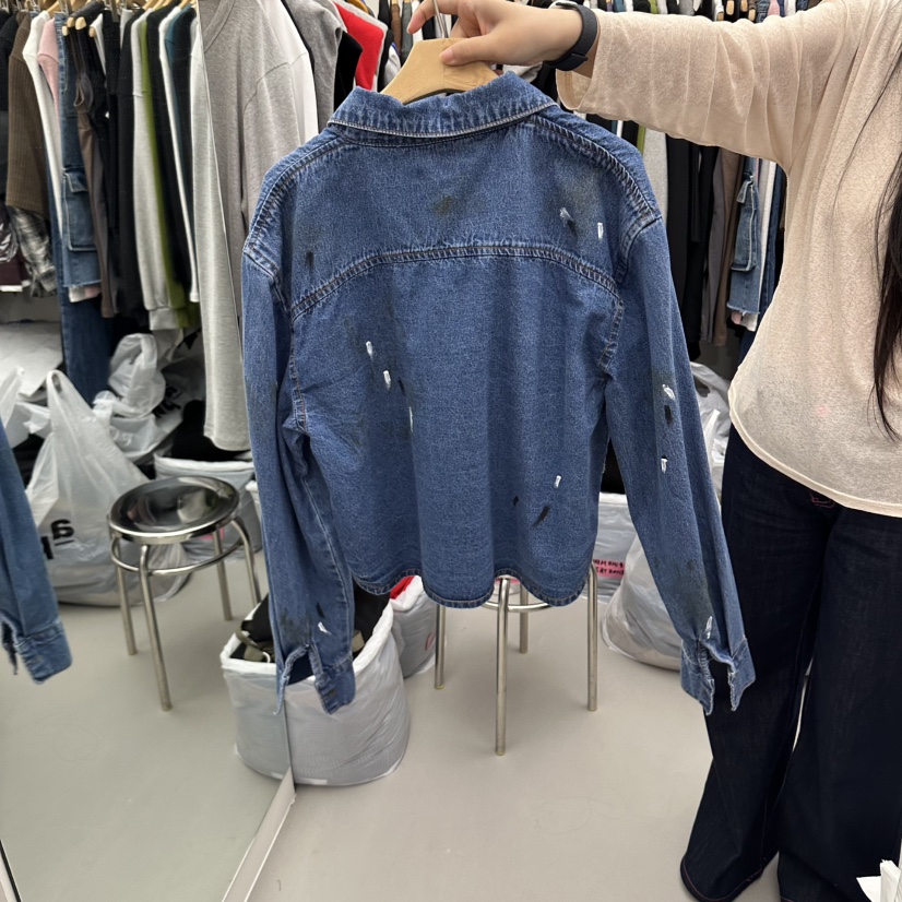 MIX東大門實拍女士新款熱賣推薦人氣真品休閑時尚襯衫蕾絲衫MIX襯衫/蕾絲衫