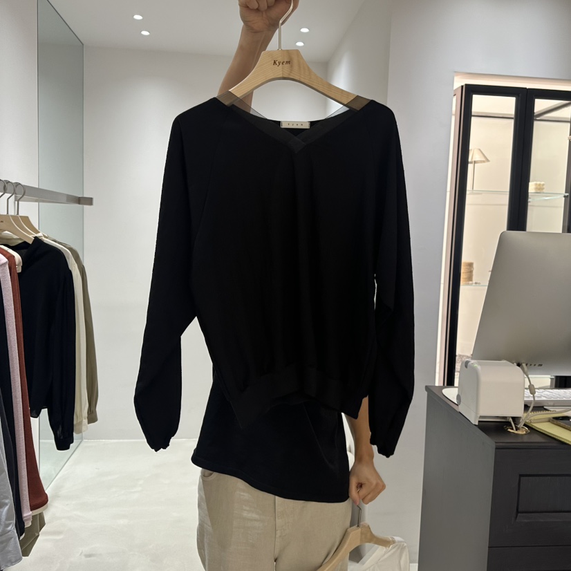 KYEM東大門代購女裝新品熱賣真品時尚休閑人氣推薦長袖T恤KYEM長袖T恤圖色2