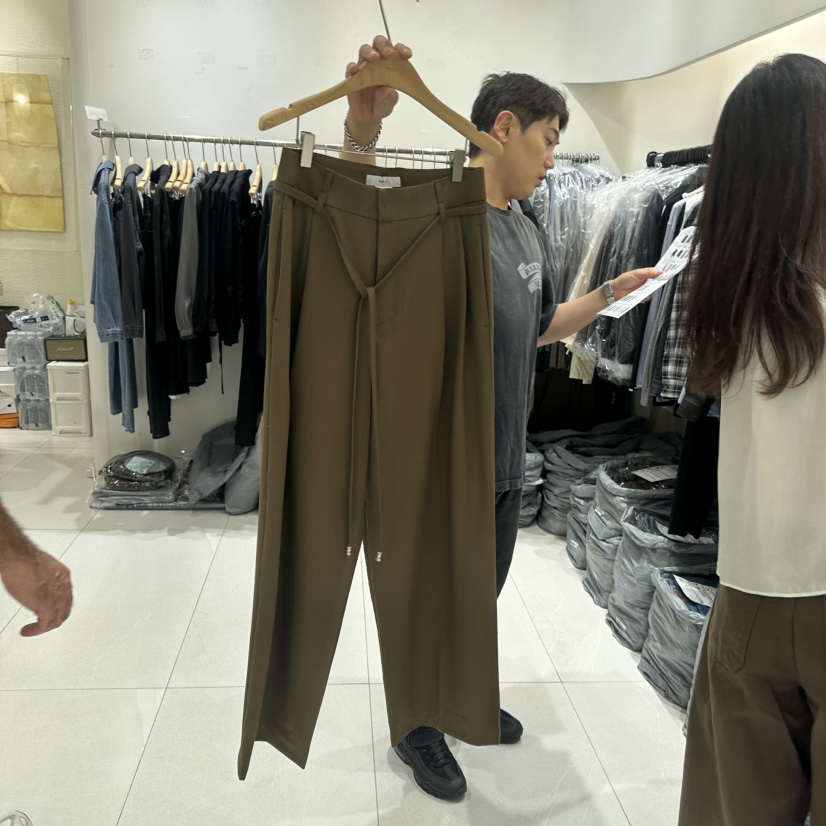 BLUEI-D/N SHARP東大門實拍女裝新品真品休閑褲含腰帶Blue i-d/N SHARP休閑褲圖色2