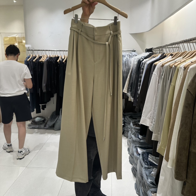 BLUEI-D/N SHARP東大門實拍女裝新品真品休閑褲含腰帶Blue i-d/N SHARP休閑褲圖色4