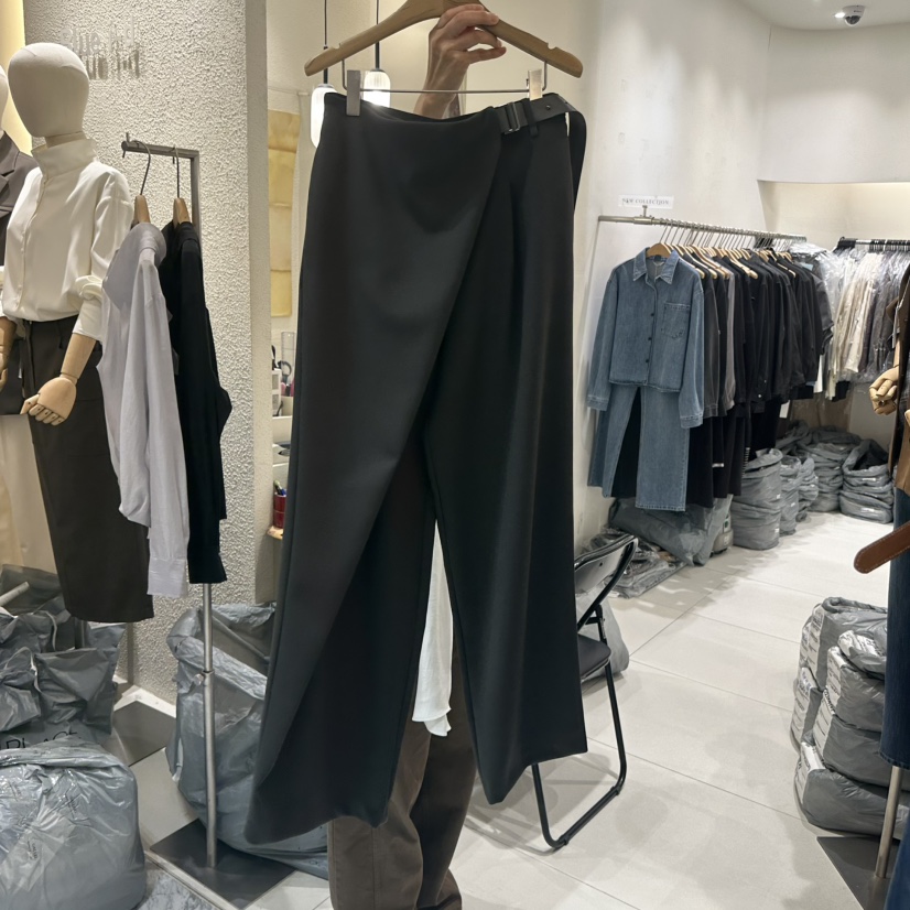 BLUEI-D/N SHARP韓國直郵女裝新品熱賣休閑時尚休閑褲Blue i-d/N SHARP休閑褲圖色1灰色