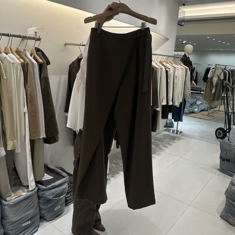 BLUEI-D/N SHARP韓國直郵女裝新品熱賣休閑時尚休閑褲Blue i-d/N SHARP休閑褲圖色2棕色