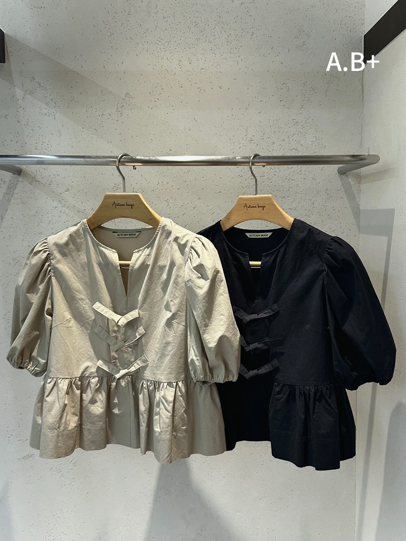 AUTUMN BEIGE韓國直郵女士新品熱賣休閑時尚真品襯衫蕾絲衫AUTUMN BEIGE襯衫/蕾絲衫