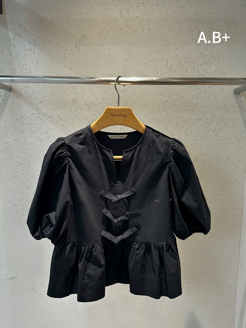 AUTUMN BEIGE韓國直郵女士新品熱賣休閑時尚真品襯衫蕾絲衫AUTUMN BEIGE襯衫/蕾絲衫圖色2
