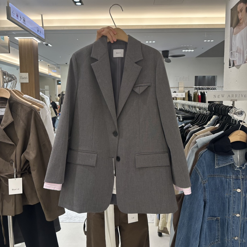 BLUEI-D/N SHARP東大門實拍女士新品真品時尚西裝西服Blue i-d/N SHARP西裝/西服圖色1灰色