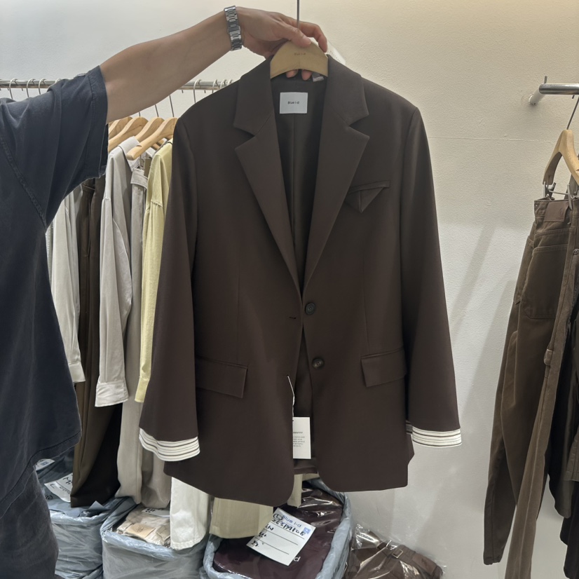 BLUEI-D/N SHARP東大門實拍女士新品真品時尚西裝西服Blue i-d/N SHARP西裝/西服圖色2棕色